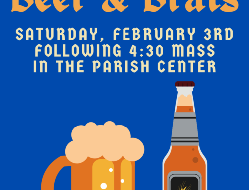 Beer & Brats This Saturday!